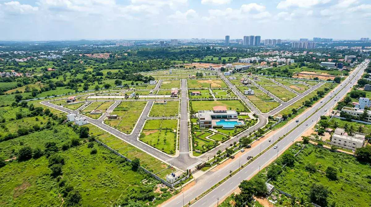 Aerial overview of KNS District 30